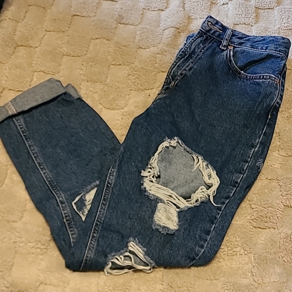 Urban Outfitters Distressed Blue Jeans